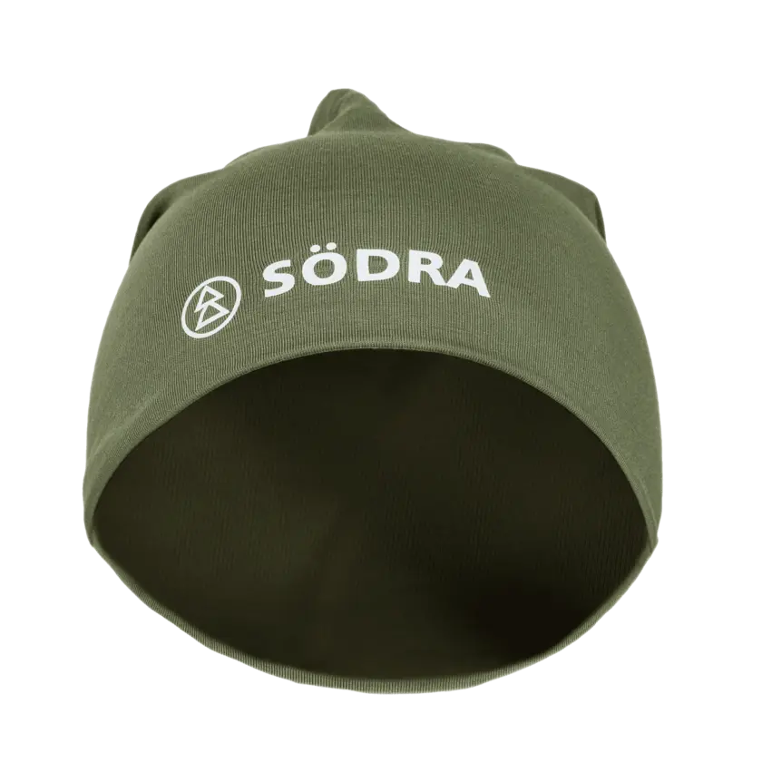 grön mössa södra med vit logga