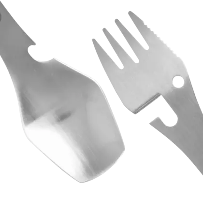 spork med närbild på detaljer