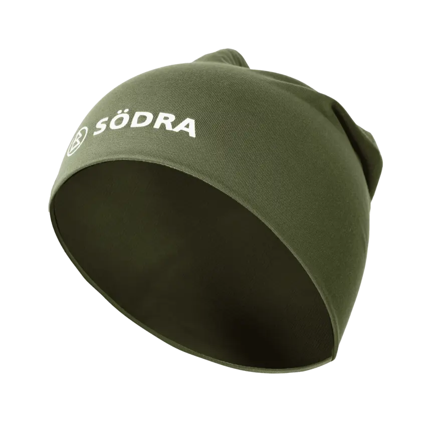 grön mössa södra med vit logga