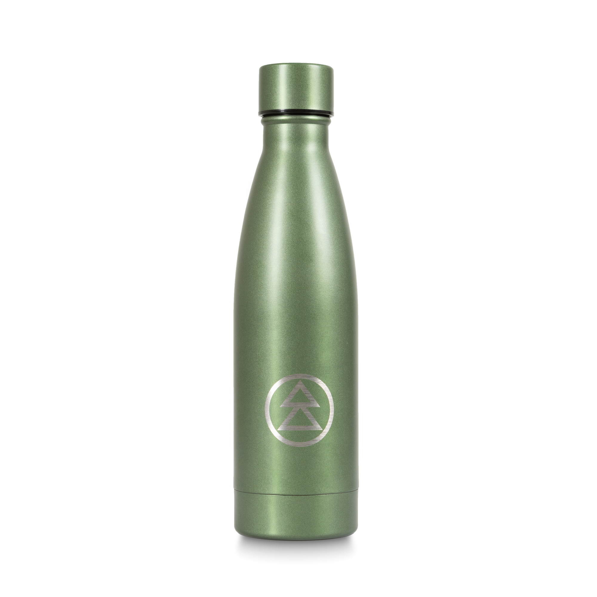 grön vattenflaska med södra logga